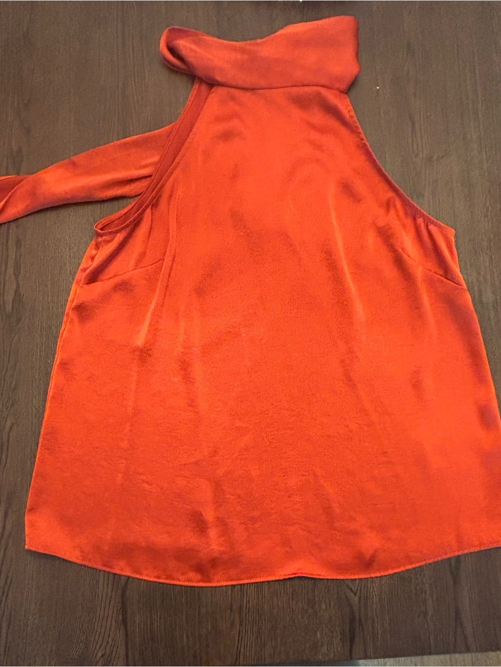 Wilfred Orange Halter Neck Top